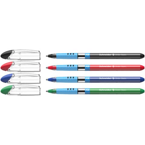 Penne a sfera Schneider Slider Basic - tratto XB - astuccio da 4 assortiti P151294